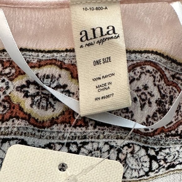 NWT a.n.a. Floral Pink Accent Kimono Size OS - Picture 5 of 6